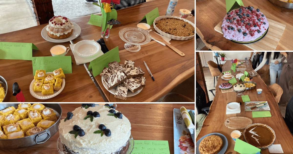photos from the Great Bansko Bake-off