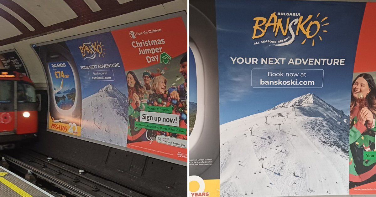 Bansko Hits the London Underground